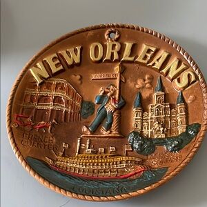 New Orleans Decorative Wall Plate